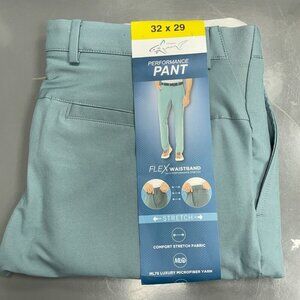 NEW Greg Norman Men's 32x32 Performance Tech Pant Flex Waistband Stretch